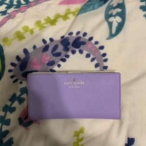 Light purple Kate Spade wallet